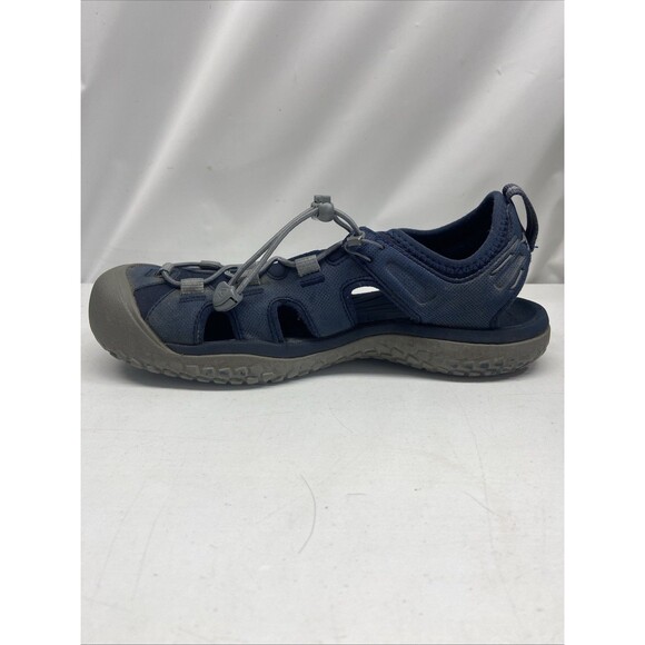 Keen Men’s SOLR Sandals Navy Blue Size 9  Closed Toe Hiking Pre-owned - Picture 3 of 15